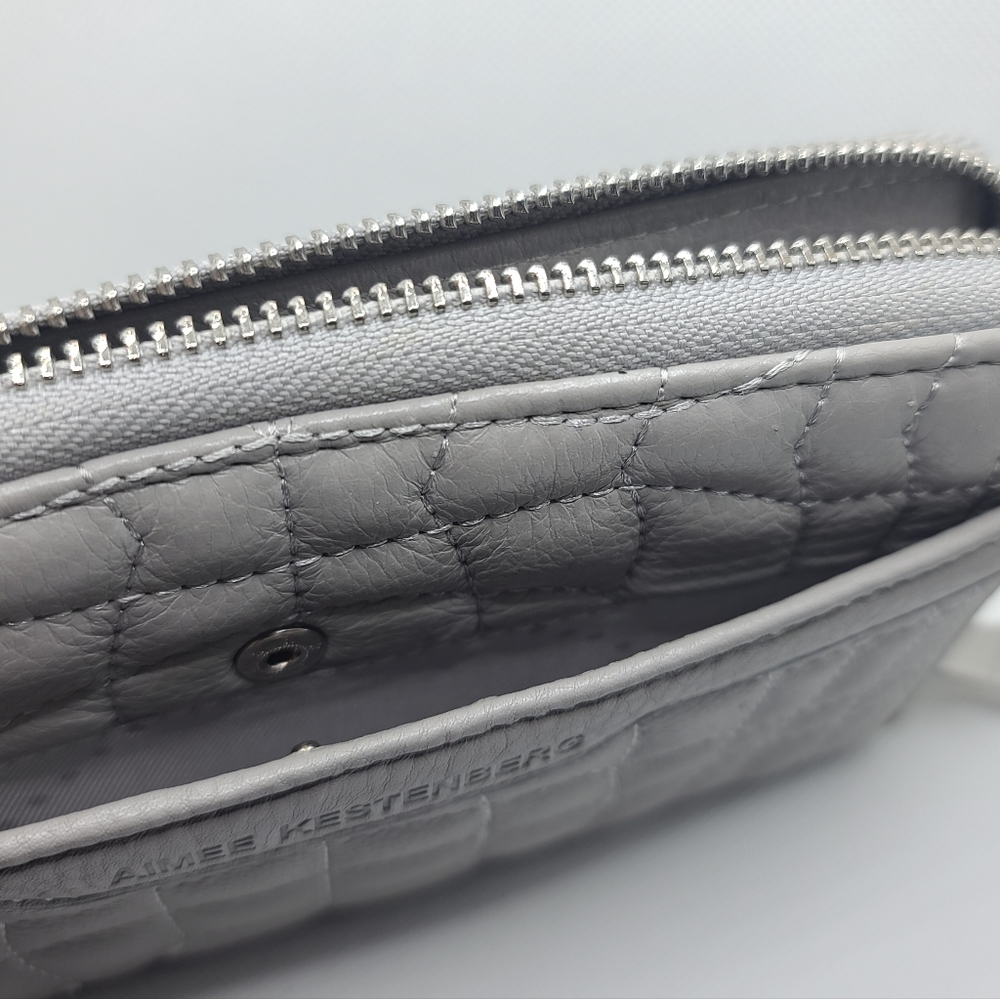 Aimee Kestenberg Light Grey Leather Wallet - Picture 5 of 6